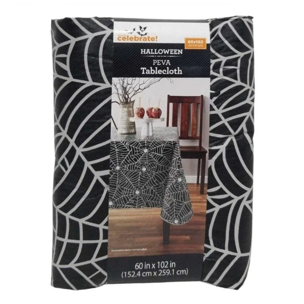 Way To Celebrate Halloween PEVA Tablecloth 60